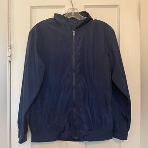 Zanzea Navy Blue Windbreaker Jacket